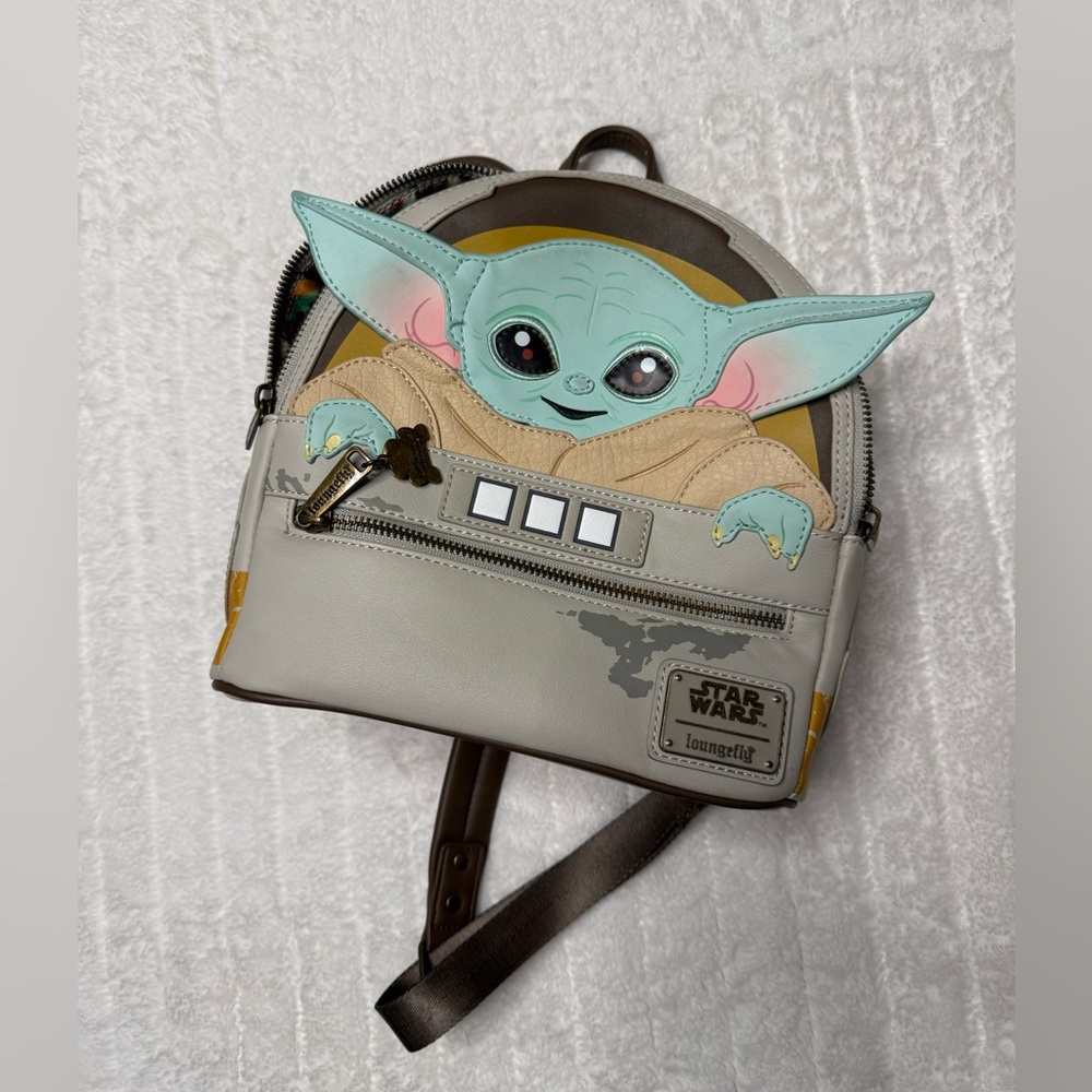 Grogu LOUNGEFLY mini backpack